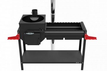 мангал с печкой